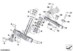 Fork brace, bottom/top