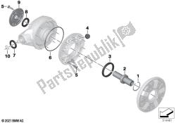 Right-angle gearbox, single parts