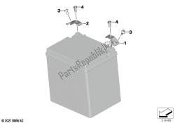 Extension-angle piece for battery