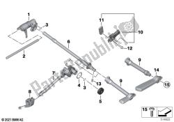 Inner gear shifting parts, reverser