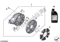 Right-angle gearbox, rear