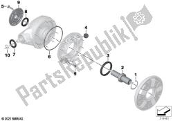 Right-angle gearbox, single parts