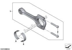 Connecting rod with bearing