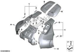 Cover for intake silencer