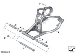 bras oscillant de roue arrière