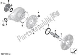 Right-angle gearbox, single parts