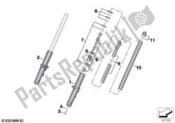 fourche télescopique, pièces détachées