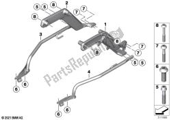 Case holder/Mounting parts