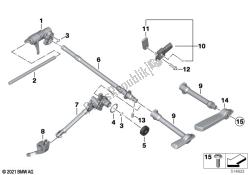 Inner gear shifting parts, reverser