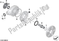 Right-angle gearbox, single parts