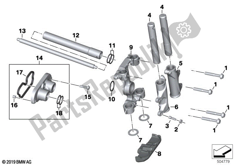 Todas las partes para Engranaje De Distribución - Balancín / Válvulas de BMW R 18 Trans Continental K 35 1800 2021