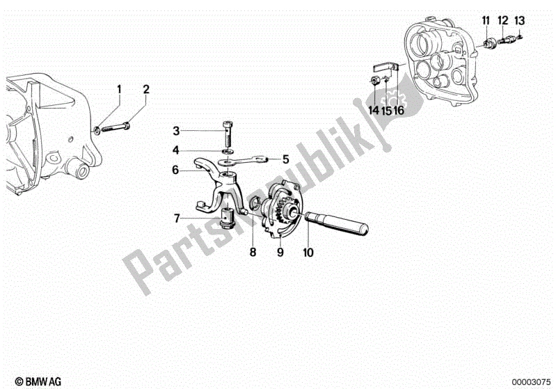 Toutes les pièces pour le Pièces De Changement De Vitesse Internes / Came De Changement De Vitesse du BMW R 50/5 500 1970 - 1973