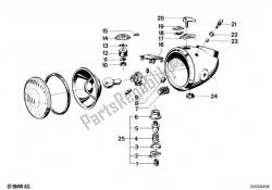 Headlight installation parts