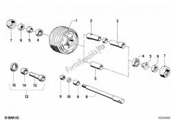 Spoke wheel-wheel hub/dial shaft