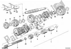 5-speed sports gearbox parts