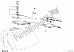 Fuel tank-tool container