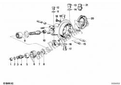 Differential-bevel gear inst.parts