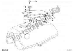 Fuel tank-tool container