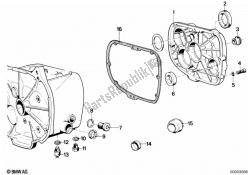 osłona skrzyni biegów, uszczelka i różne śruby