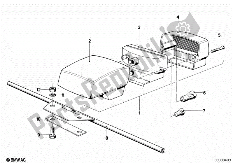 Todas las partes para Luz Trasera de BMW R 65 650 1978 - 1985