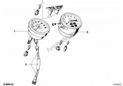 Speedometer/rev. counter