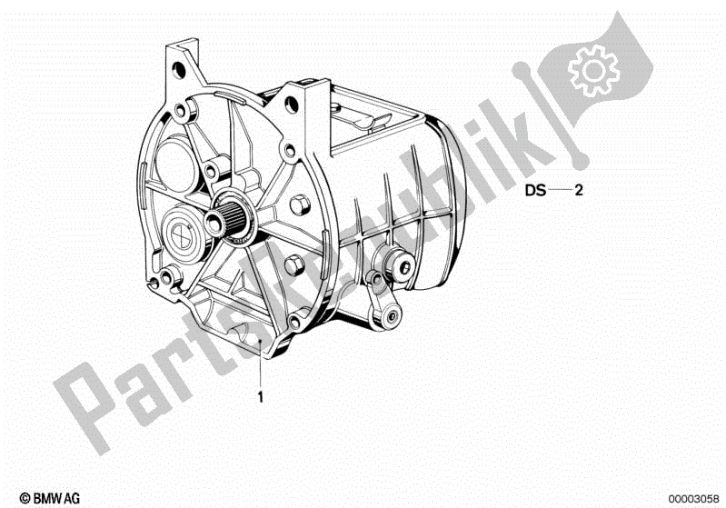 Todas las partes para Transmisión De 5 Velocidades de BMW R 75/5 750 1970 - 1973