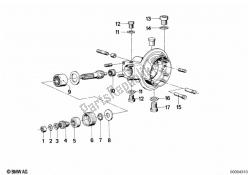 Differential-bevel gear inst.parts