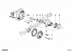 Differential-crown wheel inst.parts