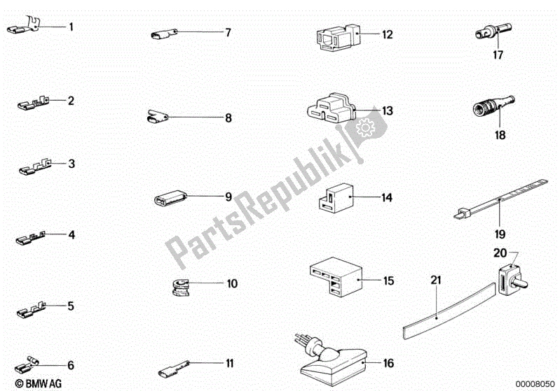 Todas las partes para Terminal De Enchufe / Enchufe de BMW R 75/5 750 1970 - 1973