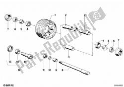 Spoke wheel-wheel hub/dial shaft