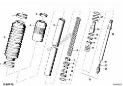 Telescope fork tube/absorber/spring