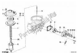 tapa del carburador / pistón / carcasa del motor de arranque