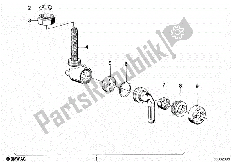 Toutes les pièces pour le Robinet D'essence du BMW R 80 800 1984 - 1987