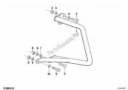 pièces de montage pour barre de protection arrière
