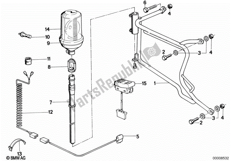 Toutes les pièces pour le Feu De Véhicule Prioritaire du BMW R 80 800 1984 - 1987