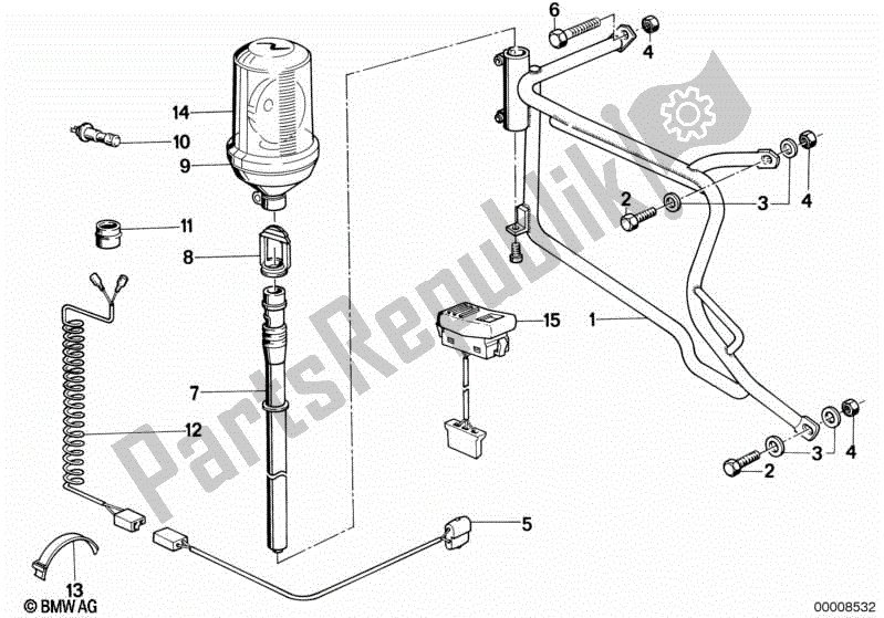 Toutes les pièces pour le Feu De Véhicule Prioritaire du BMW R 80 800 1984 - 1987