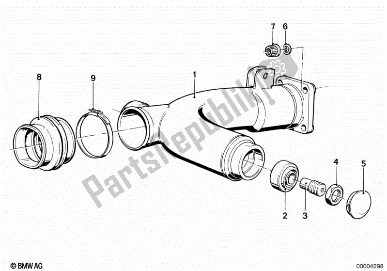 Alle onderdelen voor de Achterwiel Zwaaiende Arm van de BMW R 80 G/S  2471 800 1980 - 1987