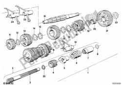 5-speed sports gearbox parts