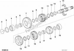 Trasmissione a 5 velocità albero di uscita m 93, m 94