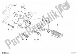 Footpeg plate/Front footpeg