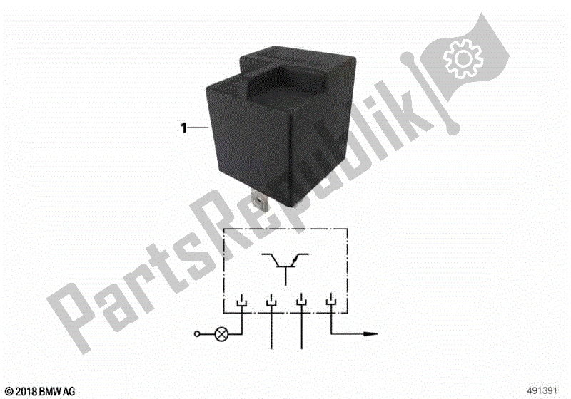 Toutes les pièces pour le Relais Indicateur De Niveau De Carburant du BMW R 850R 259 1995 - 1997