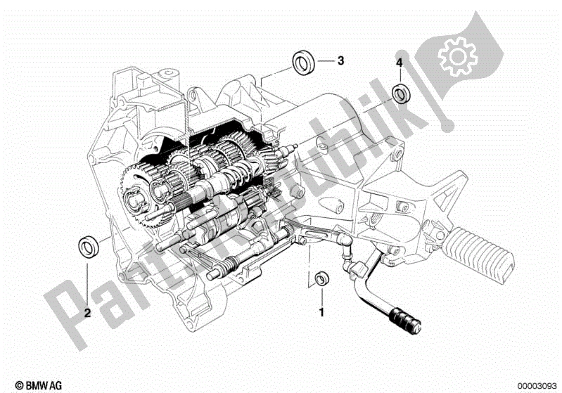 Toutes les pièces pour le Joint D'huile De Boîte De Vitesses du BMW R 850R 259 1995 - 1997