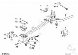 Handle unit right/single parts