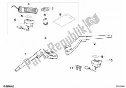 Heated handle/mounting parts