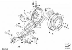 Rear axle housing and rod