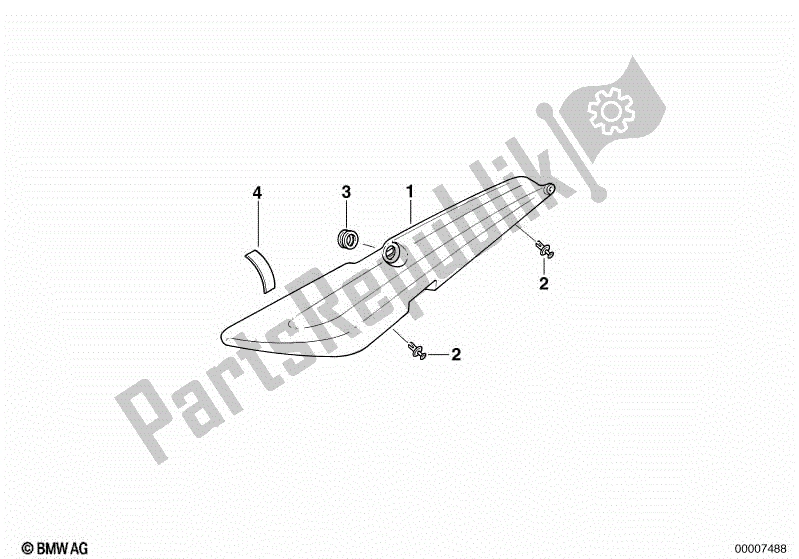 Toutes les pièces pour le Garniture De Queue du BMW R 850R 259 1995 - 1997