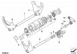 6-speed transmission shift components