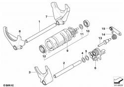 Composants de changement de vitesse de transmission à 6 vitesses