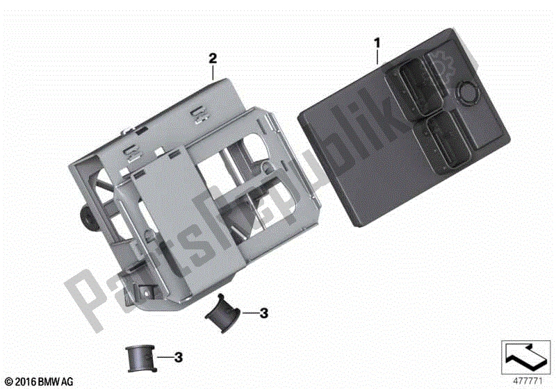 Alle onderdelen voor de Centrale Chassis Elektronica van de BMW R 900 RT K 26 2005 - 2009