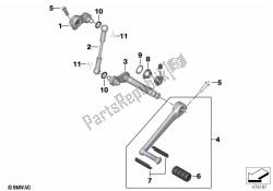 External gearshift parts/Shift lever